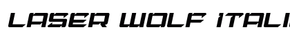Laser Wolf Italic Italic Font Laser Wolf Italic Italic Font Preview
