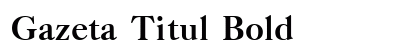 Gazeta Titul Bold Preview