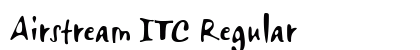 Airstream ITC Regular font free download