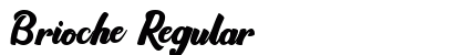 Brioche Regular Font Preview