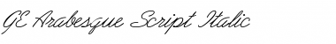 GE Arabesque Script Font