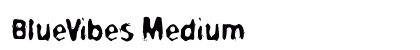BlueVibes Medium Font Preview