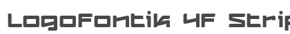 Logofontik 4F Stripes preview Logofontik 4F Stripes preview