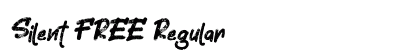 Silent FREE Regular Font Preview