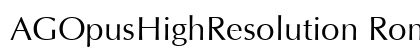 AGOpusHighResolution Roman Preview