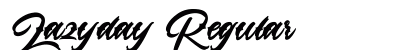 Lazyday Regular Font Preview