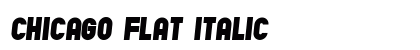 Chicago Flat Italic preview