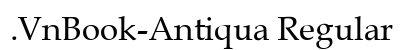 .VnBook-Antiqua Regular preview