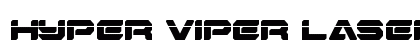 Hyper Viper Laser Regular Font Preview