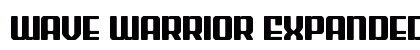 Wave Warrior Expanded Regular Font Preview Wave Warrior Expanded Regular Font Preview