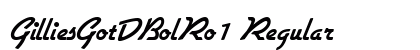 GilliesGotDBolRo1 Regular font free download
