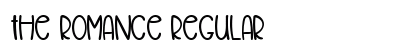 THE ROMANCE Regular (OpenType) Font Preview