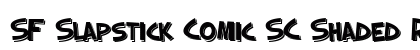 SF Slapstick Comic SC Shaded Regular Font Preview