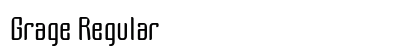 Grage Regular Font Preview