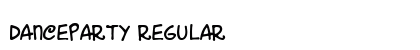 DanceParty Regular Font Preview