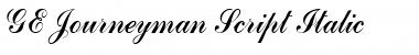 GE Journeyman Script Italic Font