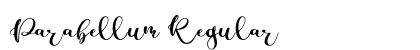 Parabellum Regular (OpenType) Font Preview