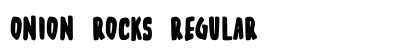 Onion Rocks Regular Font Preview