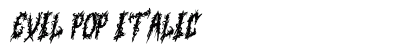 Evil Pop Italic preview