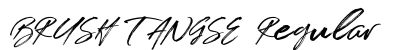 BRUSH TANGSE Regular Font Preview