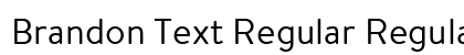 Brandon Text Regular Regular font free download
