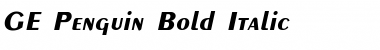 GE Penguin Bold Italic
