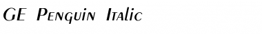 GE Penguin Italic