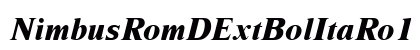 NimbusRomDExtBolItaRo1 Regular Font Preview