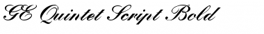 GE Quintet Script Font