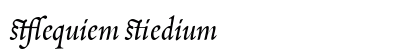 Requiem Medium Font Preview