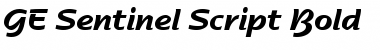GE Sentinel Script Font