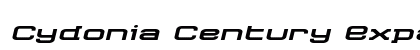 Cydonia Century Expanded Italic Expanded Italic preview