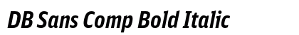 DB Sans Comp Bold Italic preview DB Sans Comp Bold Italic preview
