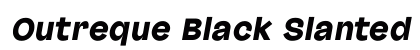 Outreque Black Slanted preview