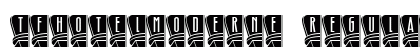 TFHotelmoderne Regular Font Preview