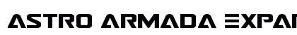 Astro Armada Expanded Regular Font Preview