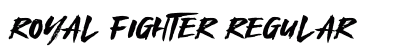 Royal Fighter Regular Font Preview