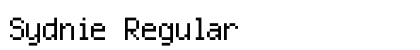 Sydnie Regular Font Preview