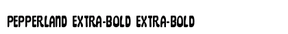 Pepperland Extra-Bold Extra-Bold preview