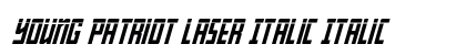 Young Patriot Laser Italic Italic preview