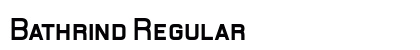Bathrind Regular Font Bathrind Regular Font Preview