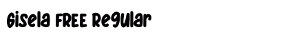 Gisela FREE Regular Font Preview