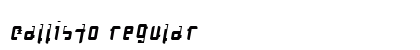 Callisto Regular Font Callisto Regular Font Preview