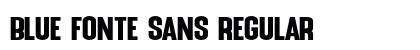 Blue Fonte Sans Regular Font Preview