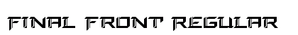 Final Front Regular Font Preview