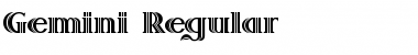 Gemini Regular Font