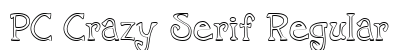 PC Crazy Serif Regular