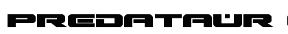 Predataur Expanded Expanded Font Preview