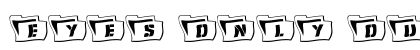 Eyes Only Outline Wavy 2 Outline Font Eyes Only Outline Wavy 2 Outline Font Preview