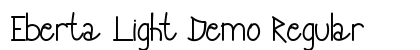 Eberta Light Demo Regular preview